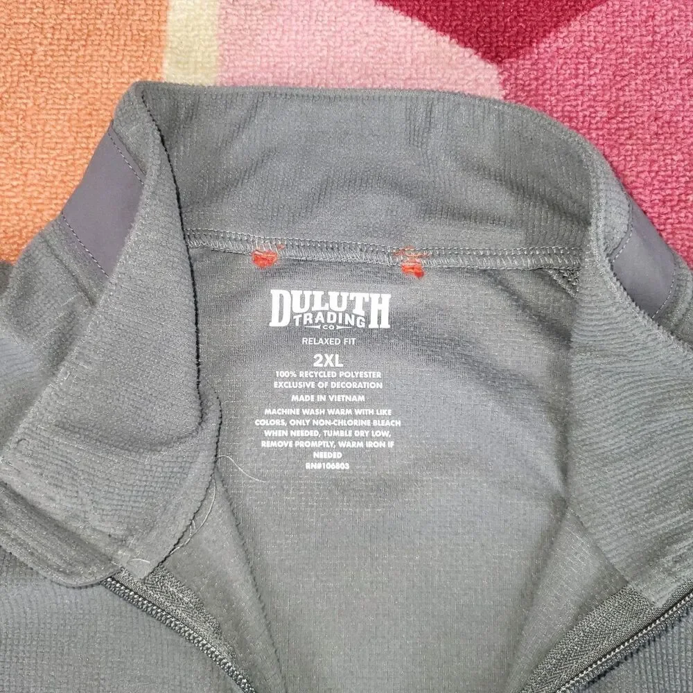 Duluth Trading‎ Men's Grey Full Zip Vest Size Large